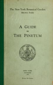 Cover of: A guide to the Pinetum by Edmund H. Fulling