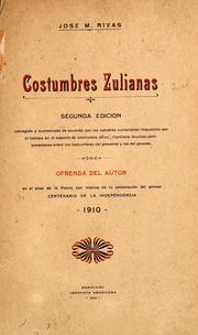 Cover of: Costumbres zulianas