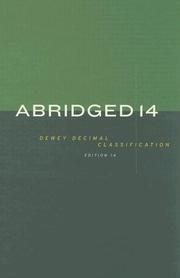 Cover of: Abridged Dewey decimal classification and relative index by Melvil Dewey