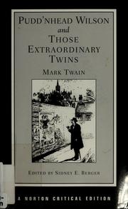 Cover of: Pudd'nhead Wilson by Mark Twain, Mark Twain