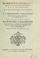 Cover of: Monumenta historica provinciae Rhacusinae O. Minorum S. P. N. Francisci notis criticis, & chronologicis perpetuo illustrata