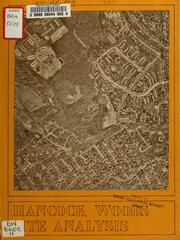 Cover of: Hancock woods site analysis by Boston Conservation Commission