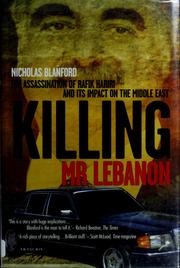 Cover of: Killing Mr Lebanon by Nicholas Blanford
