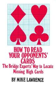 Cover of: How to Read Your Opponents' Cards