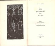 Les chansons de Bilitis by Pierre Louÿs