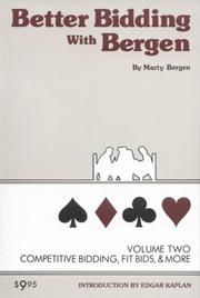 Cover of: Better Bidding With Bergen Vol II, Competitive Auctions