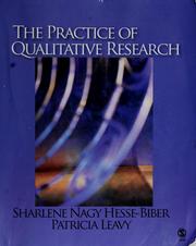 Cover of: The practice of qualitative research