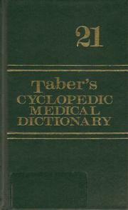 Cover of: Taber's Cyclopedic Medical Dictionary