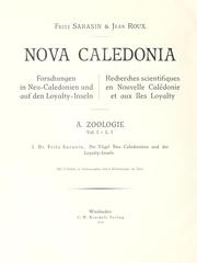 Cover of: Die Vögel Neu-Caledoniens und der Loyalty-Inseln ... by Fritz Sarasin