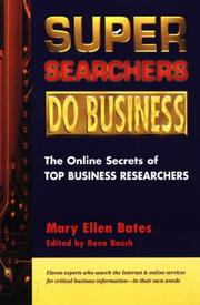 Cover of: Super Searchers Do Business by Mary Ellen Bates