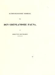 Cover of: Icthyologiske bidrag til den grönlandske fauna