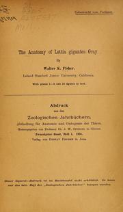 The anatomy of Lottia gigantea Gray by Walter Kendrick Fisher