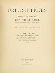Cover of: British trees by Rex Vicat Cole