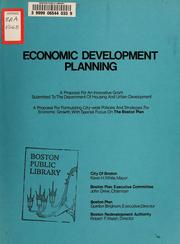 Economic development planning by Boston Redevelopment Authority