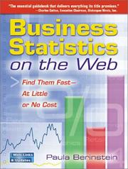 Cover of: Business Statistics on the Web: Find Them Fast-At Little or No Cost