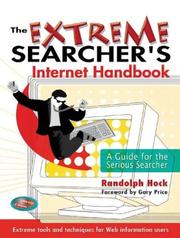 Cover of: The extreme searcher's Internet handbook: a guide for the serious searcher
