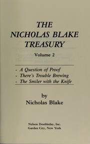 Cover of: The Nicholas Blake treasury, vol. 2