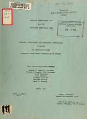 Cover of: Economic development plan for the crosstown industrial park by Boston (Mass.). Economic Development and Industrial Corporation