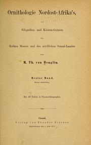 Cover of: Ornithologie Nordost-Afrika's by Theodor von Heuglin