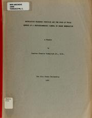 Cover of: Modulation transfer function and the role of focal length of a photogrammetric camera in image generation by Charles Francis Tomajczyk