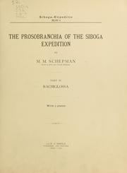 Cover of: The Prosobranchia, Pulmonata and Opisthobranchia Tectibranchiata, tribe Bullomorpha of the Siboga expedition