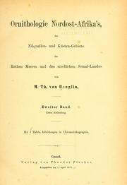 Cover of: Ornithologie Nordost-Afrika's: der Nilquellen- und Küsten Gebiete des Rothen Meeres und des nördlichen Somal-Landes