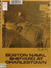 Cover of: Boston naval shipyard/Charlestown planning and development program by Boston Redevelopment Authority