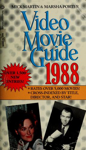 Video Movie Guide 1988 (November 12, 1987 edition) | Open Library
