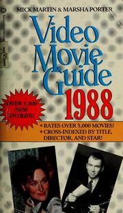 Cover of: Video Movie Guide 1988