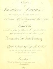 Cover of: Annulosa javanica, or, An attempt to illustrate the natural affinities and analogies of the insects collected in Java by Thomas Horsfield ... and deposited by him in the museum of the Honourable East-India Company