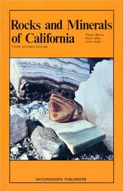 Cover of: Rocks and Minerals of California (Rock Collecting) by Vinson Brown, David Allan, James Stark