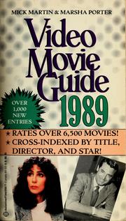 Cover of: Video Movie Guide'89