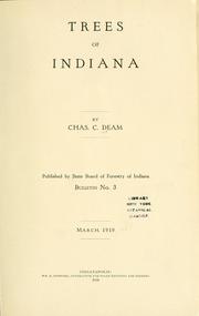 Cover of: Trees of Indiana by Charles Clemon Deam