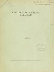 Cover of: Crustacea of southern Patagonia by Alfred Edward Ortmann