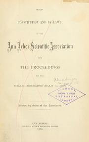 Cover of: Flora of Ann Arbor and vicinity by E. C. Almendinger