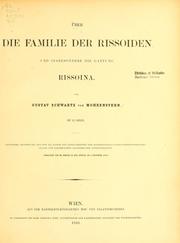 Cover of: Über die Familie der Rissoiden und insbesondere die Gattung Rissoina