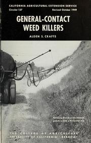 Cover of: General-contact weed killers