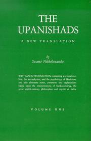 Cover of: Upanishads by Nikhilananda