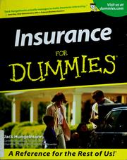 Cover of: Insurance for dummies