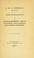Cover of: Specimen anatomico-physiologicum de systemate uropoietico, quod est radiatorum, articulatorum et molluscorum acephalorum