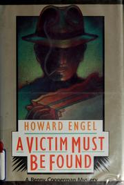 Cover of: A victim must be found