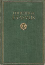 Cover of: Erasmus by door J. Huizinga