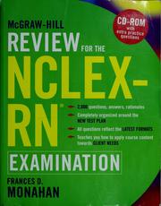 Cover of: McGraw-Hill review for the NCLEX-RN examination by Frances Donovan Monahan
