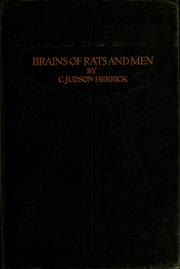 Cover of: Brains of rats and men: a survey of the origin and biological significance of the cerebral cortex
