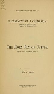 Cover of: The horn fly of cattle by Francis Huntington Snow