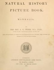 Cover of: Natural history picture book.