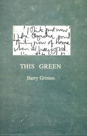 Cover of: This Green