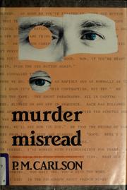 Cover of: Murder misread by P. M. Carlson