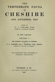 Cover of: The vertebrate fauna of Cheshire and Liverpool Bay by T. A. Coward