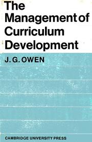 Cover of: The management of curriculum development